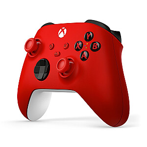 Microsoft Xbox bezvadu kontrolieris sarkans Bluetooth/USB spēļu vadība analoga / digitāla Xbox, Xbox One, Xbox Series S, Xbox Series X