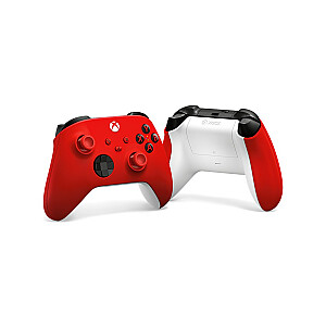 Microsoft Xbox bezvadu kontrolieris sarkans Bluetooth/USB spēļu vadība analoga / digitāla Xbox, Xbox One, Xbox Series S, Xbox Series X