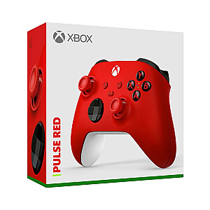 Microsoft Xbox bezvadu kontrolieris sarkans Bluetooth/USB spēļu vadība analoga / digitāla Xbox, Xbox One, Xbox Series S, Xbox Series X