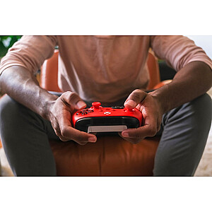Microsoft Xbox bezvadu kontrolieris sarkans Bluetooth/USB spēļu vadība analoga / digitāla Xbox, Xbox One, Xbox Series S, Xbox Series X