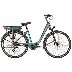Elektriskais velosipēds Rock Machine 28 Cityride e100SD (I) Zaļš/matēts (Rata izmērs: 28 Rāmja izmērs: L) ar vizuālo defektu