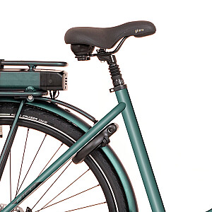 Elektriskais velosipēds Rock Machine 28 Cityride e100SD (I) Zaļš/matēts (Rata izmērs: 28 Rāmja izmērs: L) ar vizuālo defektu