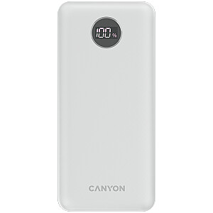 CANYON power bank PB-2002 LED 20000 mAh PD 20W QC 3.0 White