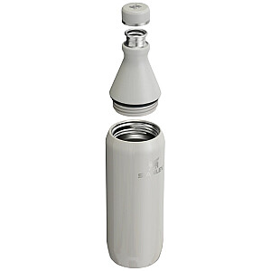 Termopudele The All Day Slim Bottle 0,6L glancēti gaiši pelēka