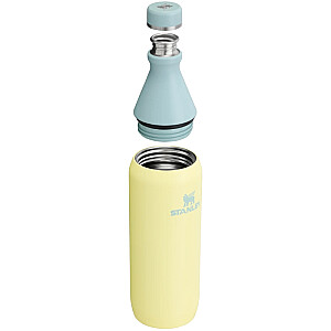 Termopudele The All Day Slim Bottle 0,6L glancēti pomelo dzeltenzaļa