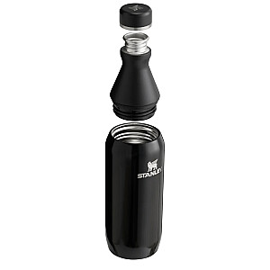 Термос The All Day Slim Bottle 0.35L глянцевый черный