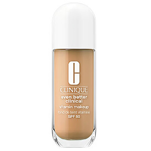 CLINIQUE Clinique Even Better Clinical Vitamin Makeup SPF50 тональный крем для лица с SPF50 4 Light Medium Cool 30ml