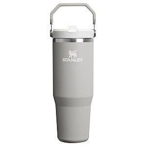 Termokrūze ar salmiņu The IceFlow Flip Straw 2.0 Tumbler 0,89L gai&scaron;i pelēka