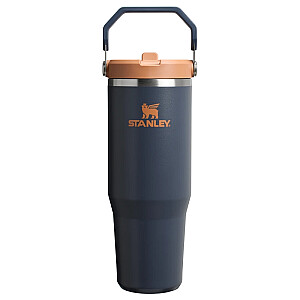 Termokrūze ar salmiņu The IceFlow Flip Straw 2.0 Tumbler 0,89L pelēka
