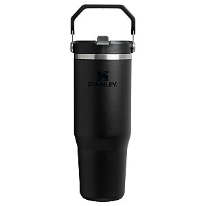 Termokrūze ar salmiņu The IceFlow Flip Straw 2.0 Tumbler 0,89L melna 2.0