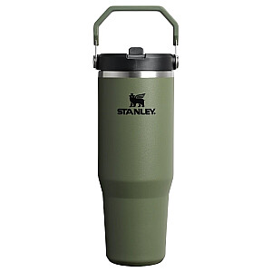 Термокружка с трубочкой The IceFlow Flip Straw 2.0 Tumbler 0.89L темно-зеленый