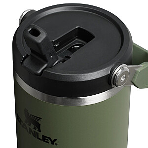 Термокружка с трубочкой The IceFlow Flip Straw 2.0 Tumbler 0.89L темно-зеленый