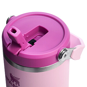 Termokrūze ar salmiņu The IceFlow Flip Straw 2.0 Tumbler 0,89L rozā