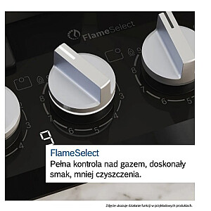 Stikla gāzes plīts PPP6A2I40
