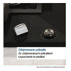 Stikla gāzes plīts PPP6A2I40