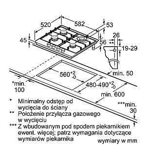 Газовая плита PCH6A5I90 Flame Select WOK