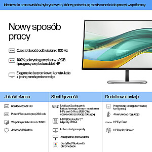 Монитор HP Series 5 Pro 23.8 дюйма FHD - 524pf