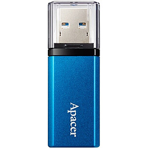 Apacer USB zibatmiņa, USB 3.2 Gen1, 64GB, AH25C, zila, AP64GAH25CU-1, USB A, ar vāciņu