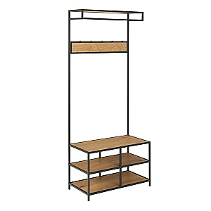 Drēbju pakaramais SEAFORD 77x40xH185cm, savvaļas ozols
