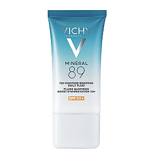 VICHY Mineral 89 mitruma palielināšanas ikdienas šķidrums mitrinošs krēms-šķidrums sejai SPF50 50ml
