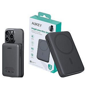 PB-MS04 Pelēks Qi2 PowerBank | 10000mAh | 20W | MagSafe PD