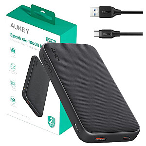 PB-Y46P PowerBank | 10000mAh | 20W | 2xUSB | USB-C kabelis