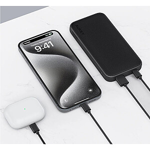 PB-Y46P PowerBank | 10000mAh | 20W | 2xUSB | USB-C kabelis
