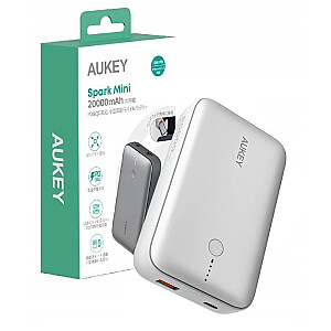 PB-Y57 Baltais Mini PowerBank | 20000mAh | 22.5W | 2xUSB | PD 3.0 QC 3.0 LED