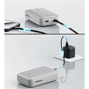 PB-Y57 Baltais Mini PowerBank | 20000mAh | 22.5W | 2xUSB | PD 3.0 QC 3.0 LED