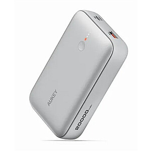 PB-Y57 Baltais Mini PowerBank | 20000mAh | 22.5W | 2xUSB | PD 3.0 QC 3.0 LED
