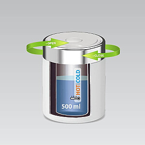 Pusdienu termos 500 ml MAESTRO MR-1649-50-BALTĀ