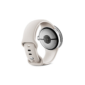 Google Pixel Watch 3 AMOLED 41 mm Digitālā Skārienekrāns Sudrabs Wi-Fi GPS (satelīts)