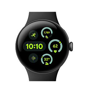 Google Pixel Watch 3 AMOLED 41 мм Цифровой сенсорный экран Черный Wi-Fi GPS (спутниковый)