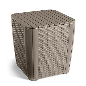 Садовый стол/ящик для хранения Luzon Flat Wicker бежевый