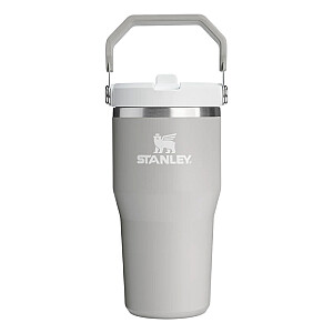 Termokrūze ar salmiņu The IceFlow Flip Straw 2.0 Tumbler 0,6L gai&scaron;i pelēka