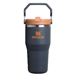 Termokrūze ar salmiņu The IceFlow Flip Straw 2.0 Tumbler 0,6L pelēka