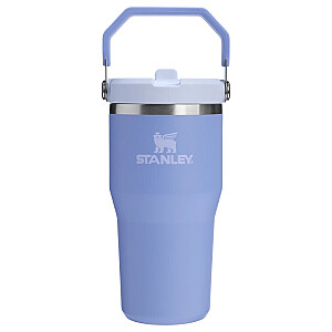 Термокружка с трубочкой The IceFlow Flip Straw 2.0 Tumbler 0.6L гортензия синяя