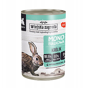 Корма мокрая для кота Monobiałkowa Кролик (котенок) 400г