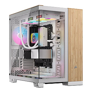 Corsair CC-9011284-WW datora korpuss Midi Tower Bambuss, Balts