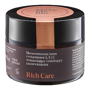 MAKE ME BIO Rich Care концентрированный крем с витаминами A, E и C, укрепляющий и уменьшающий покраснения 50ml