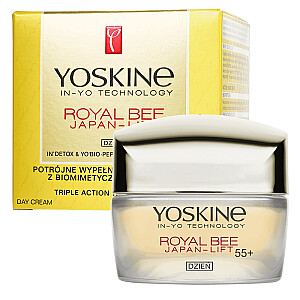YOSKINE Royal Bee Japan-Lift 55+ krēms pretgrumbu ar peptīdiem dienai 50ml