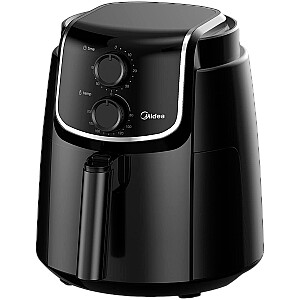 Air fryer, 3.5L big capacity, 1500W strong power, adjustable temperature up to 200 °C, multi-functional: air frying, roasting, baking, grilling, frying basket with rapid hot air circulation system