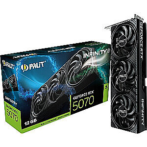 Видеокарта Palit GeForce RTX 5070 Infinity 3 12GB GDDR7 (NE75070019K9-GB2050S) (Copy)