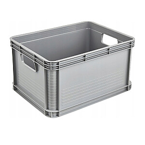 Transportē&scaron;anas kaste ar kravnesību līdz 30kg Robert 40x30x22cm 20L pelēka