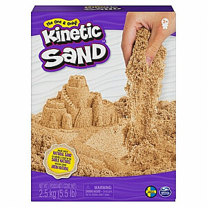 KINETIC SAND Kinētiskās smiltis, brūnas 2,5 kg