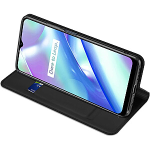 Чехол Skin Pro для Realme C33 с флип-картой, кошелек, черный
