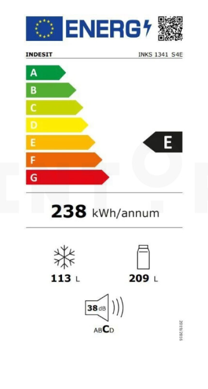 Indesit ledusskapis
