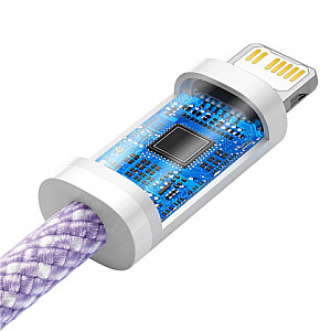 Baseus lightning - USB-C Dynamic Series, 20W, 1m (fioletowy)