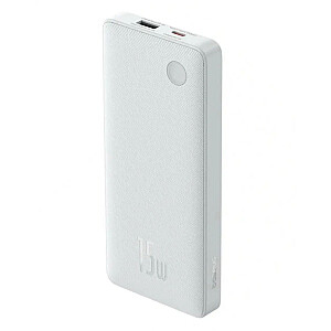 LiPo Powerbank 10000mAh 15W USB + USB-C Airpow Lite balts BASEUS