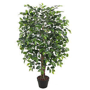 Mākslīgs koks FICUS H120cm, melns puķupods